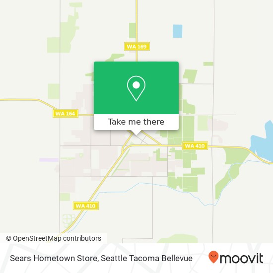 Mapa de Sears Hometown Store, Stevenson Ave Enumclaw, WA 98022