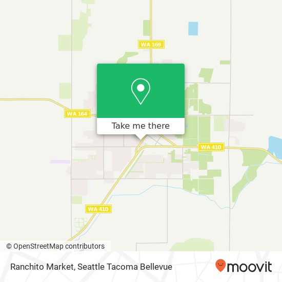 Mapa de Ranchito Market, 1142 Cole St Enumclaw, WA 98022