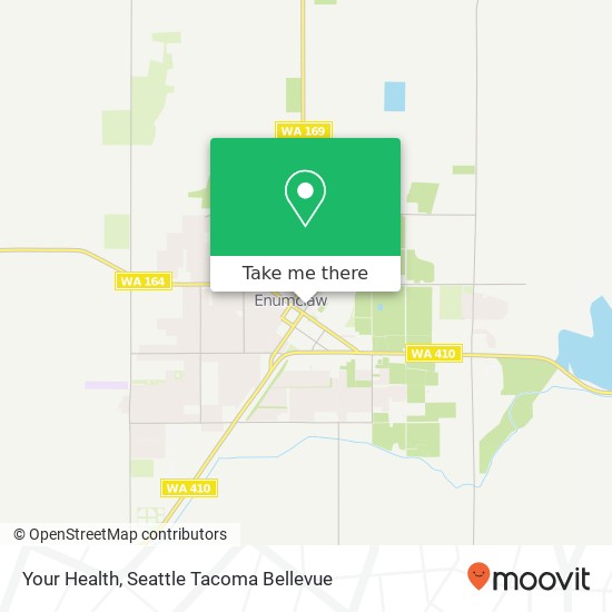 Mapa de Your Health, 1702 Cole St Enumclaw, WA 98022