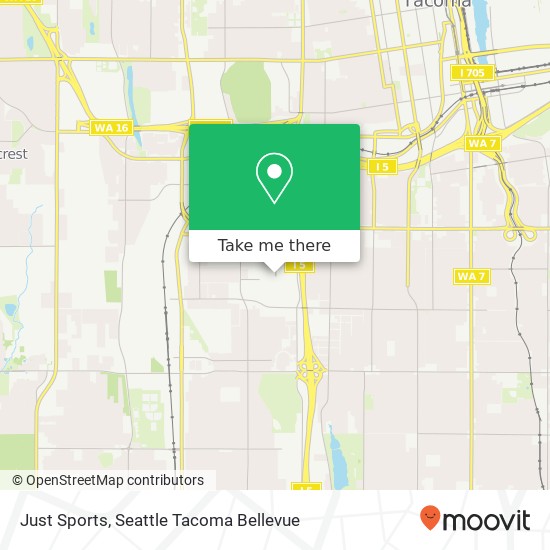 Just Sports, 4502 S Steele St Tacoma, WA 98409 map