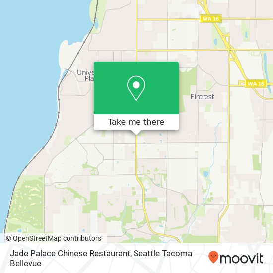 Jade Palace Chinese Restaurant, 3810 Bridgeport Way W University Place, WA 98466 map