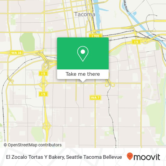 El Zocalo Tortas Y Bakery, 701 S 38th St Tacoma, WA 98418 map