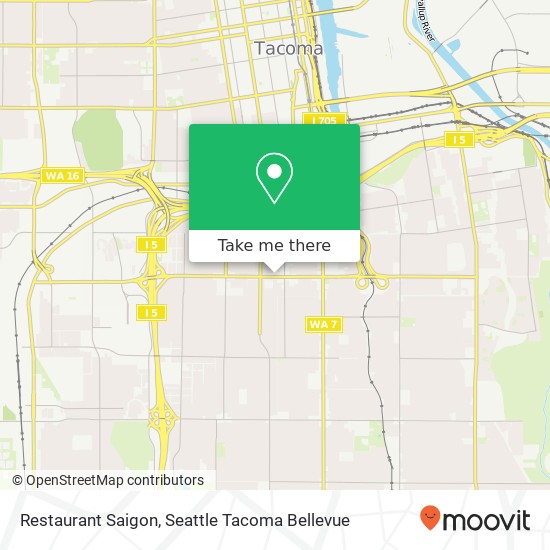 Restaurant Saigon, 757 S 38th St Tacoma, WA 98418 map