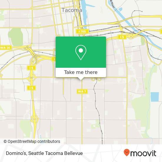 Domino's, 3840 Pacific Ave Tacoma, WA 98418 map