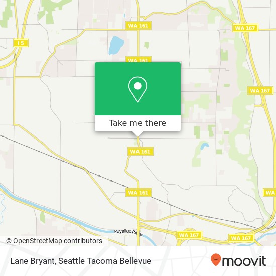 Mapa de Lane Bryant, 3500 Meridian Ave E Edgewood, WA 98371