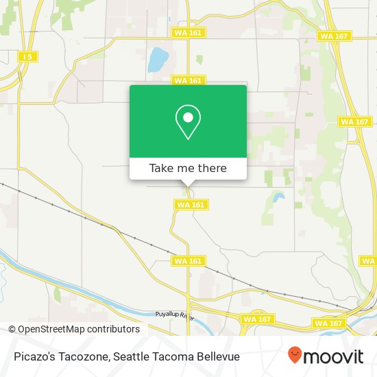 Picazo's Tacozone, Meridian Ave E Edgewood, WA 98371 map