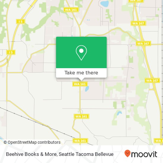 Mapa de Beehive Books & More