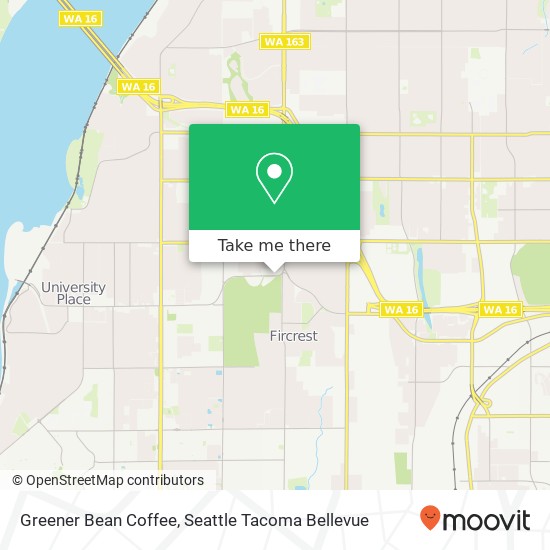 Greener Bean Coffee, 1039 Regents Blvd Fircrest, WA 98466 map