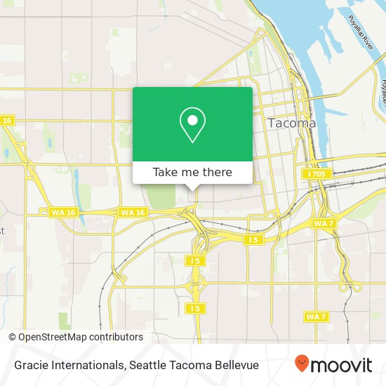 Mapa de Gracie Internationals, 2327 S Ferry St Tacoma, WA 98405