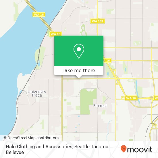 Halo Clothing and Accessories, 6724 19th St W University Place, WA 98466 map