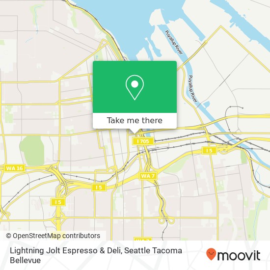 Lightning Jolt Espresso & Deli, 2106 Pacific Ave Tacoma, WA 98402 map