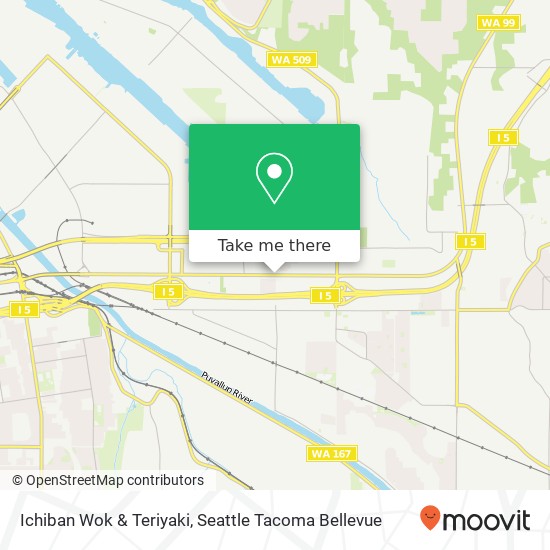 Ichiban Wok & Teriyaki, 4500 Pacific Hwy E Fife, WA 98424 map