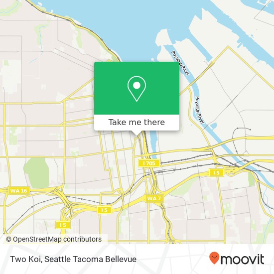 Two Koi, 1552 Commerce St Tacoma, WA 98402 map