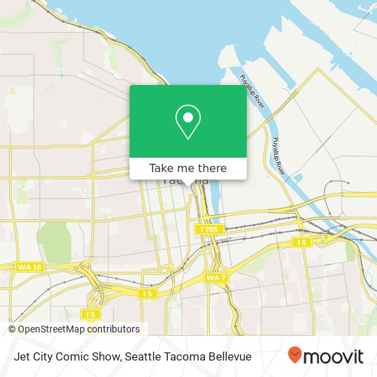 Jet City Comic Show map