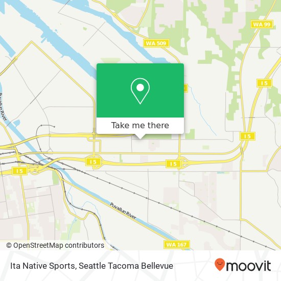 Mapa de Ita Native Sports, 4328 12th St E Fife, WA 98424