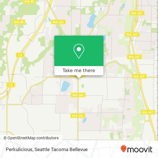 Mapa de Perkulicious, 823 Meridian E Edgewood, WA 98371