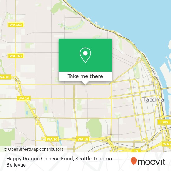 Happy Dragon Chinese Food, 3118 6th Ave Tacoma, WA 98406 map