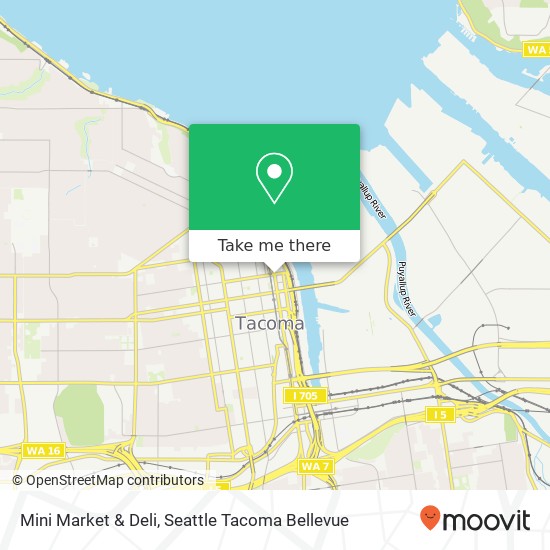 Mini Market & Deli, 905 Pacific Ave Tacoma, WA 98402 map