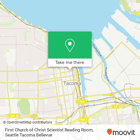 Mapa de First Church of Christ Scientist Reading Room