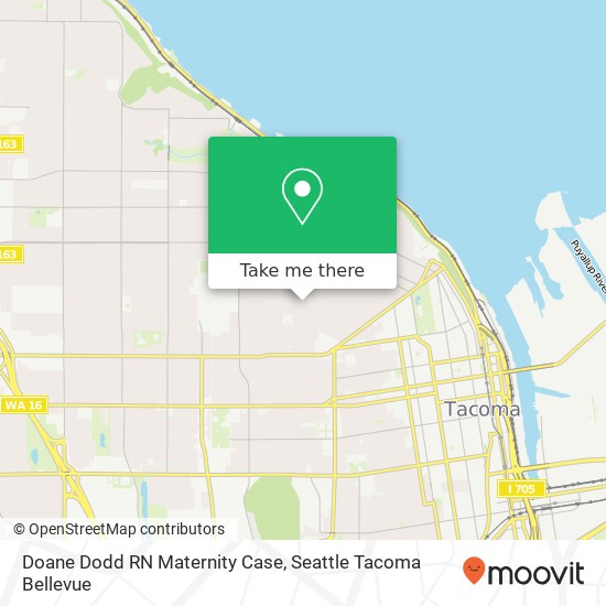 Mapa de Doane Dodd RN Maternity Case, 1026 N Cushman Ave Tacoma, WA 98403