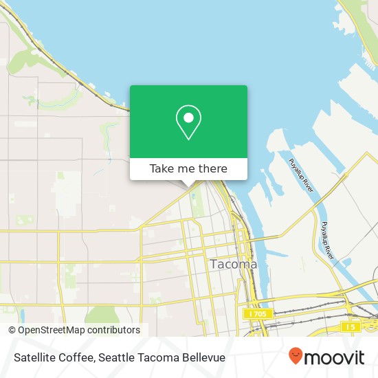 Satellite Coffee, 817 Division Ave Tacoma, WA 98403 map