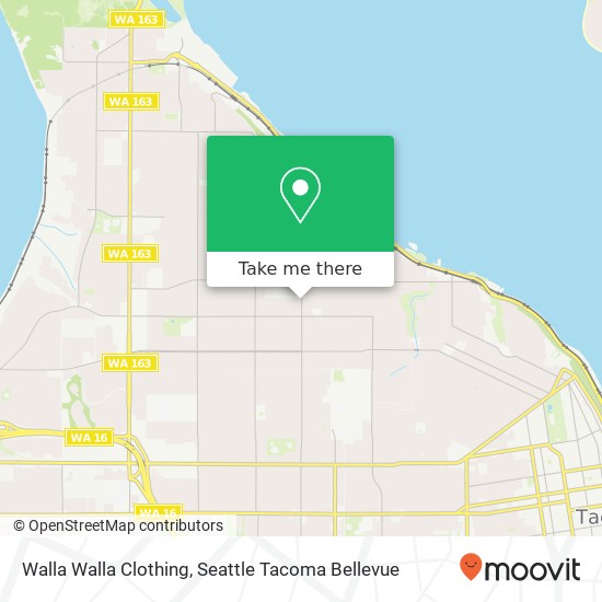 Walla Walla Clothing, 2718 N Proctor St Tacoma, WA 98407 map
