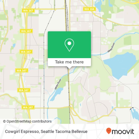 Mapa de Cowgirl Espresso, 4506 A St SE Auburn, WA 98092