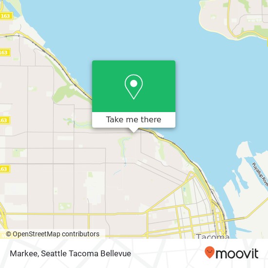 Mapa de Markee, 2312 N 30th St Tacoma, WA 98403
