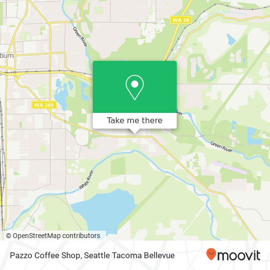 Mapa de Pazzo Coffee Shop, 3312 Auburn Way S Auburn, WA 98092