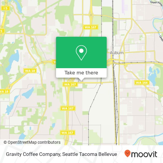 Gravity Coffee Company, 1402 Outlet Collection Dr Auburn, WA 98001 map