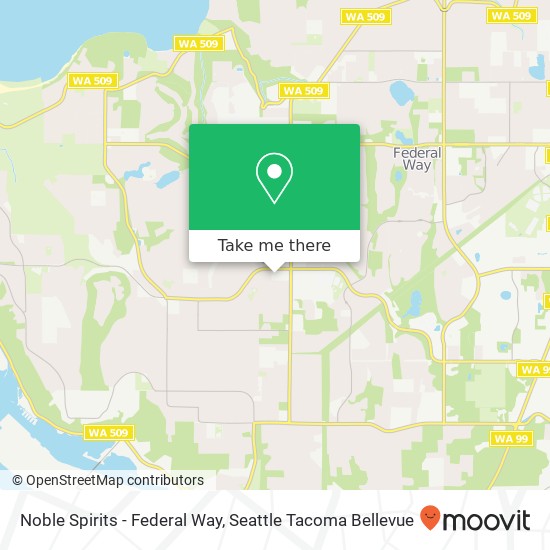 Mapa de Noble Spirits - Federal Way