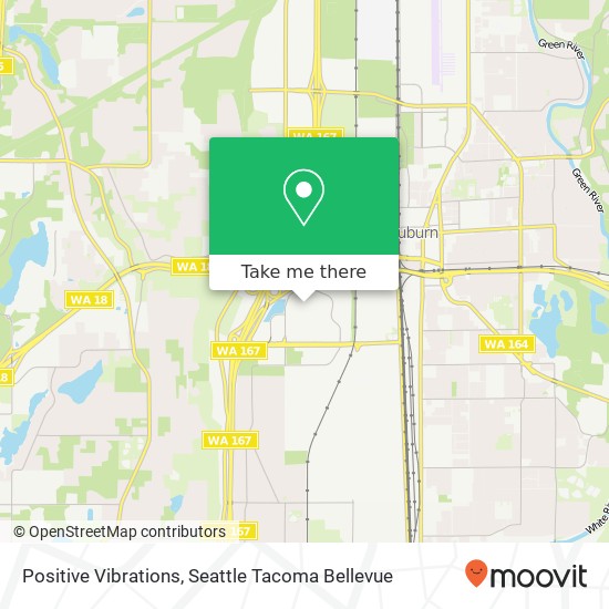 Mapa de Positive Vibrations, Auburn, WA 98001