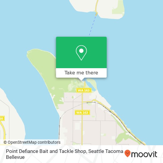 Point Defiance Bait and Tackle Shop, 5912 N Waterfront Dr Tacoma, WA 98407 map
