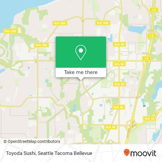 Toyoda Sushi, 32911 1st Ave S Federal Way, WA 98003 map