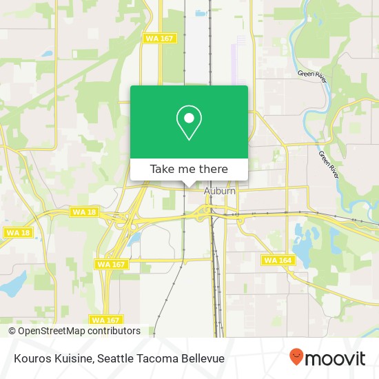 Mapa de Kouros Kuisine, 721 W Main St Auburn, WA 98001