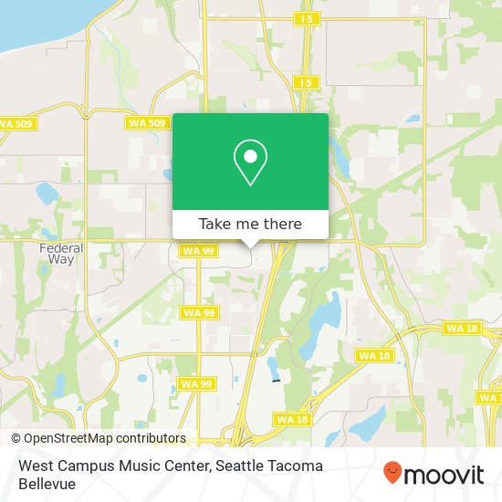 West Campus Music Center, 32042 23rd Ave S Federal Way, WA 98003 map