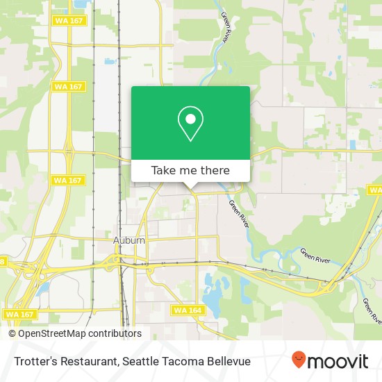 Mapa de Trotter's Restaurant, 825 Harvey Rd Auburn, WA 98002