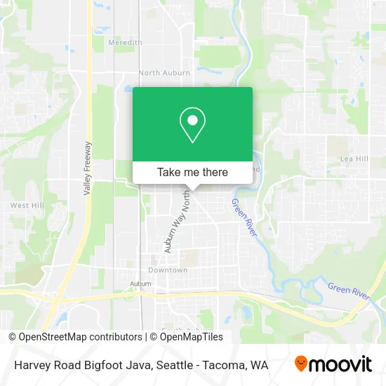 Mapa de Harvey Road Bigfoot Java