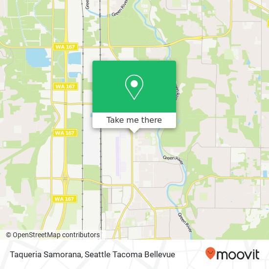 Mapa de Taqueria Samorana, 2824 Auburn Way N Auburn, WA 98002