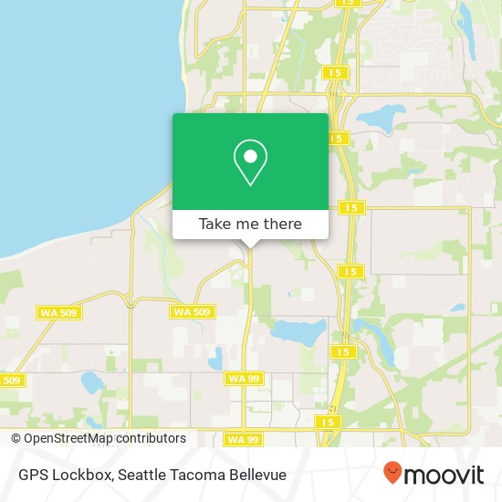 Mapa de GPS Lockbox, 29404 Pacific Hwy S Federal Way, WA 98003