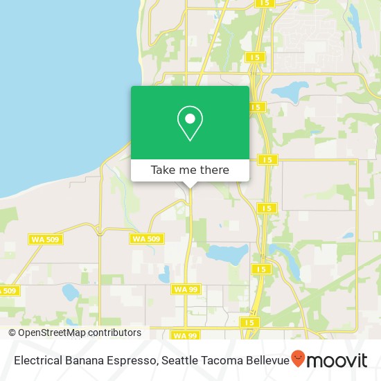Mapa de Electrical Banana Espresso, 29418 Pacific Hwy S Federal Way, WA 98003