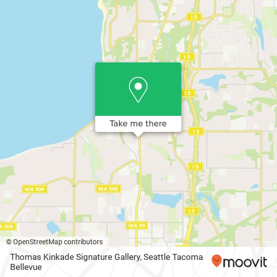 Mapa de Thomas Kinkade Signature Gallery, 29001 Pacific Hwy S Federal Way, WA 98003