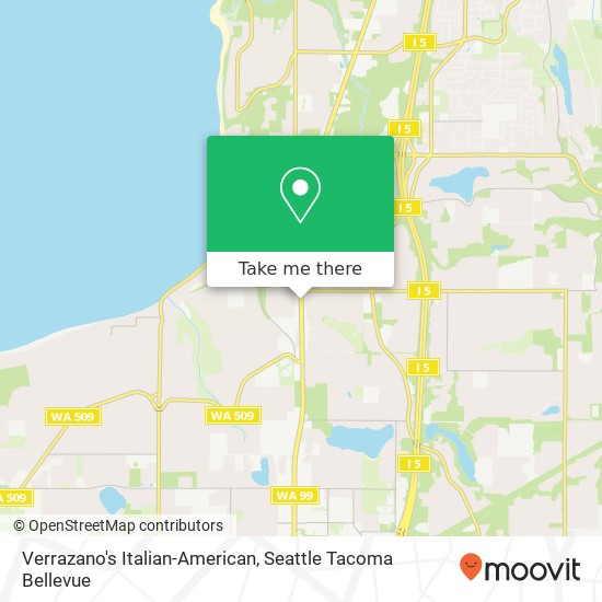 Verrazano's Italian-American, 28835 Pacific Hwy S Federal Way, WA 98003 map