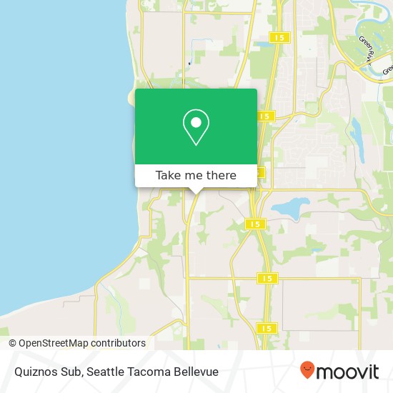 Quiznos Sub, 27400 Pacific Hwy S Federal Way, WA 98003 map