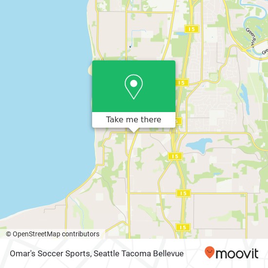 Mapa de Omar's Soccer Sports, 27207 Pacific Hwy S Federal Way, WA 98003