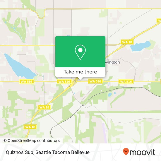 Mapa de Quiznos Sub, 27116 167th Pl SE Covington, WA 98042