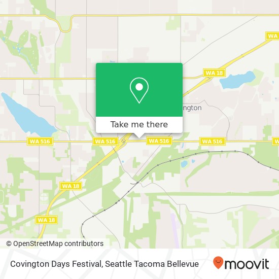 Mapa de Covington Days Festival