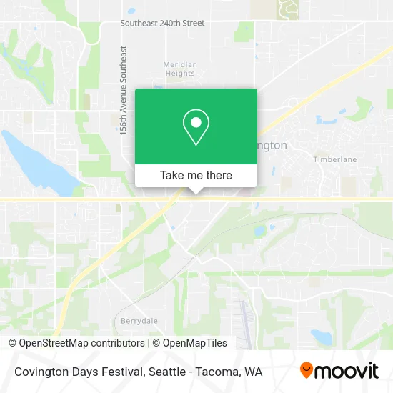 Covington Days Festival map