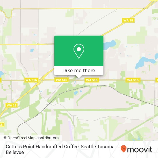 Mapa de Cutters Point Handcrafted Coffee, 27177 185th Ave SE Covington, WA 98042