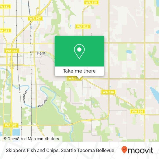 Skipper's Fish and Chips, 10225 SE 256th St Kent, WA 98030 map